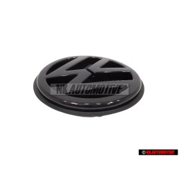 Genuine VW Rear Boot Badge Emblem Black - 1H5853630C 041