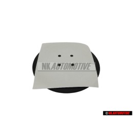 Genuine VW Rear Boot Badge Emblem Black - 1H5853630C 041