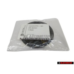 Genuine VW Rear Boot Badge Emblem Black - 1H5853630C 041
