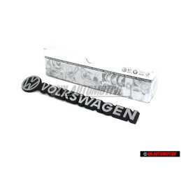 Genuine VW VOLKSWAGEN Rear Boot Badge Brushed Silver - 251853685A