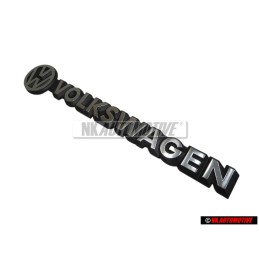 Genuine VW VOLKSWAGEN Rear Boot Badge Brushed Silver - 251853685A