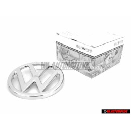 Genuine VW Front Grill Badge Chrome - 281853601B