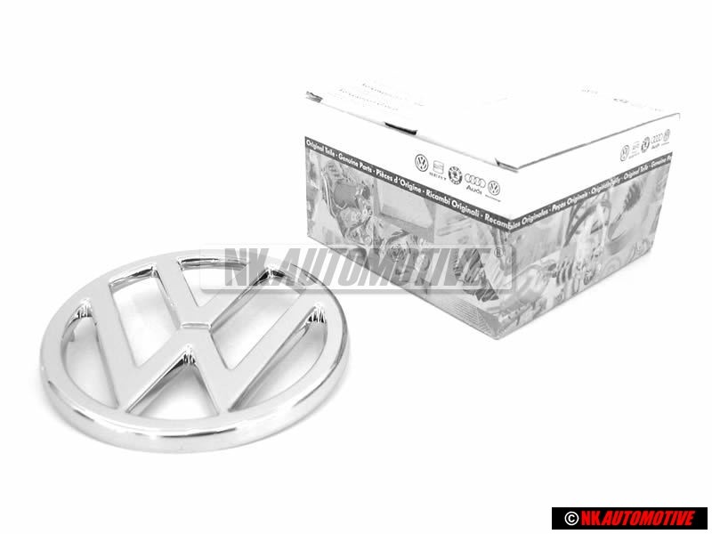 Genuine VW Front Grill Badge Chrome - 281853601B