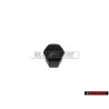 Genuine VW Anti Theft Wheel Bolt Cover Lug Nut Cap Black - 535601173C