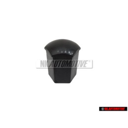 Genuine VW Anti Theft Wheel Bolt Cover Lug Nut Cap Black - 535601173C