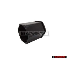 Genuine VW Anti Theft Wheel Bolt Cover Lug Nut Cap Black - 535601173C