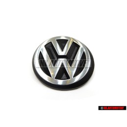Genuine VW Rear Trunk Boot Badge Emblem Brushed Silver - 191853601B GX2