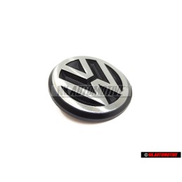 Genuine VW Rear Trunk Boot Badge Emblem Brushed Silver - 191853601B GX2