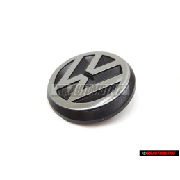 Genuine VW Rear Trunk Boot Badge Emblem Brushed Silver - 191853601B GX2