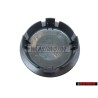 Genuine VW Alloy Wheel Centre Cap Black Anthracite - 7L6601149B RVC