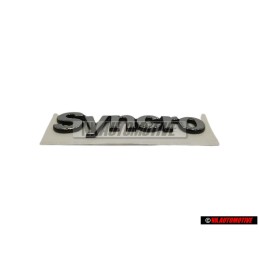 Genuine VW SYNCRO Rear Boot Badge Emblem Chrome - 7M0853675B Z10