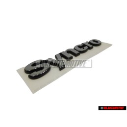 Genuine VW SYNCRO Rear Boot Badge Emblem Chrome - 7M0853675B Z10