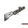 Genuine VW Square Back Coupe POLO Rear Boot Badge Emblem - 867853687K GX2
