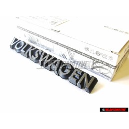 Genuine VW VOLKSWAGEN Rear Boot Badge Emblem Brushed Silver - 321853685C GX2