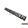 Genuine VW VOLKSWAGEN Rear Boot Badge Emblem Brushed Silver - 321853685C GX2