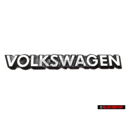Genuine VW VOLKSWAGEN Rear Boot Trunk Badge Emblem White - 321853685C QK6