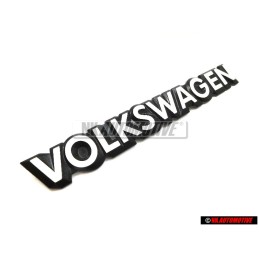 Genuine VW VOLKSWAGEN Rear Boot Trunk Badge Emblem White - 321853685C QK6