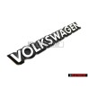 Genuine VW VOLKSWAGEN Rear Boot Trunk Badge Emblem White - 321853685C QK6