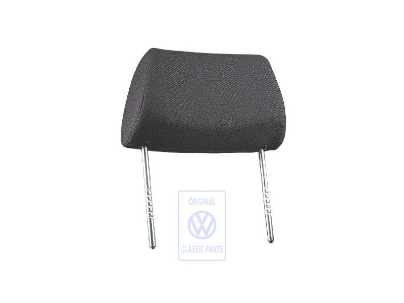 Genuine VW Head Restraint With Cover, Adjustable Grey Black - 191881901ASD02