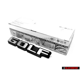 Genuine VW GOLF Rear Badge Emblem Brushed Silver - 191853687F GX2