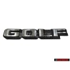 Genuine VW GOLF Rear Badge Emblem Brushed Silver - 191853687F GX2