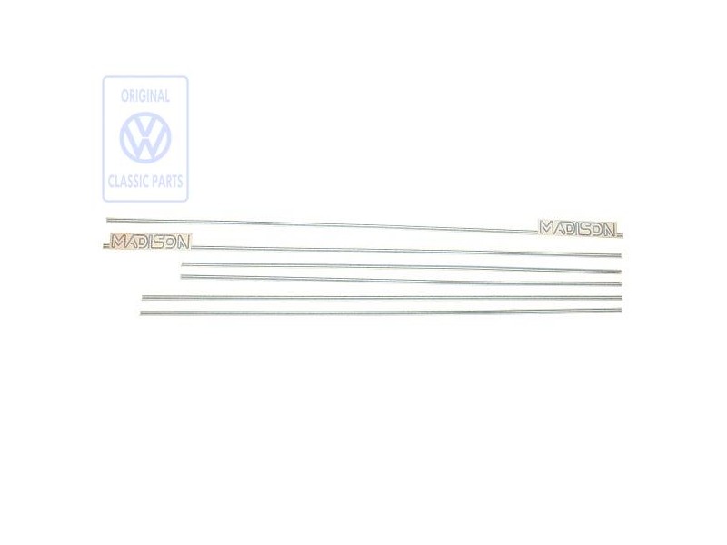 Genuine VW Trim Strip For Fender, Door, Side Panel - 191898524H AUD