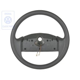 Genuine VW Steering Wheel Satin Black - 191419091AG01C