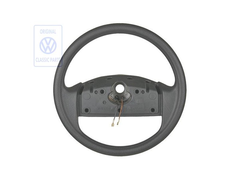 Genuine VW Steering Wheel Satin Black - 191419091AG01C