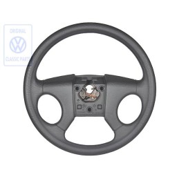 Genuine VW Sports Steering Wheel Satin Black - 191419091AK01C