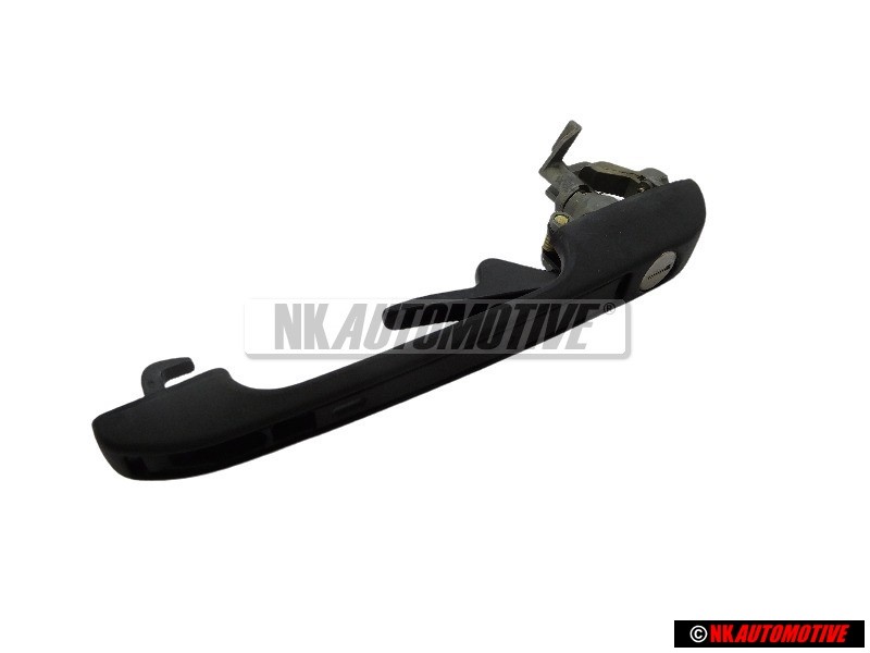 Genuine VW Door Handle, Outer, Black - 191837206A