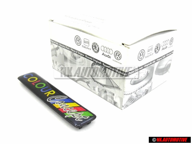 Genuine VW COLOUR CONCEPT Side Badge Emblem - 1H6853714G Z39