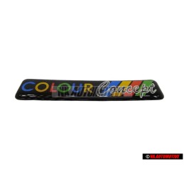Genuine VW COLOUR CONCEPT Side Badge Emblem - 1H6853714G Z39