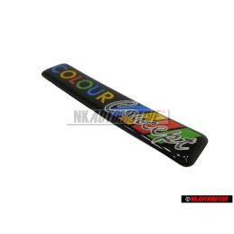 Genuine VW COLOUR CONCEPT Side Badge Emblem - 1H6853714G Z39