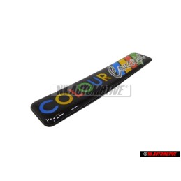 Genuine VW COLOUR CONCEPT Side Badge Emblem - 1H6853714G Z39
