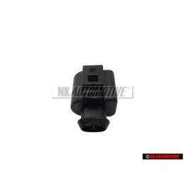 Genuine VW 2 Pin Flat Contact Housing Socket Plug Connector - 1J0973722