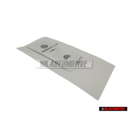 Genuine VW V6 Rear Boot Badge Emblem Chrome - 3B0853675C 739