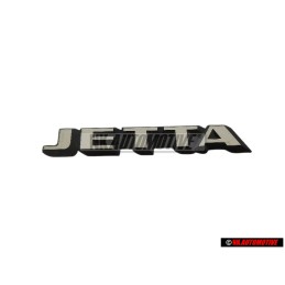 Genuine VW JETTA Rear Boot Badge Emblem Black White - 165853687F QK6