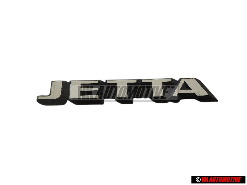 Genuine VW JETTA Rear Boot Badge Emblem Black White - 165853687F QK6