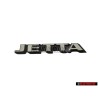 Genuine VW JETTA Rear Boot Badge Emblem Black White - 165853687F QK6