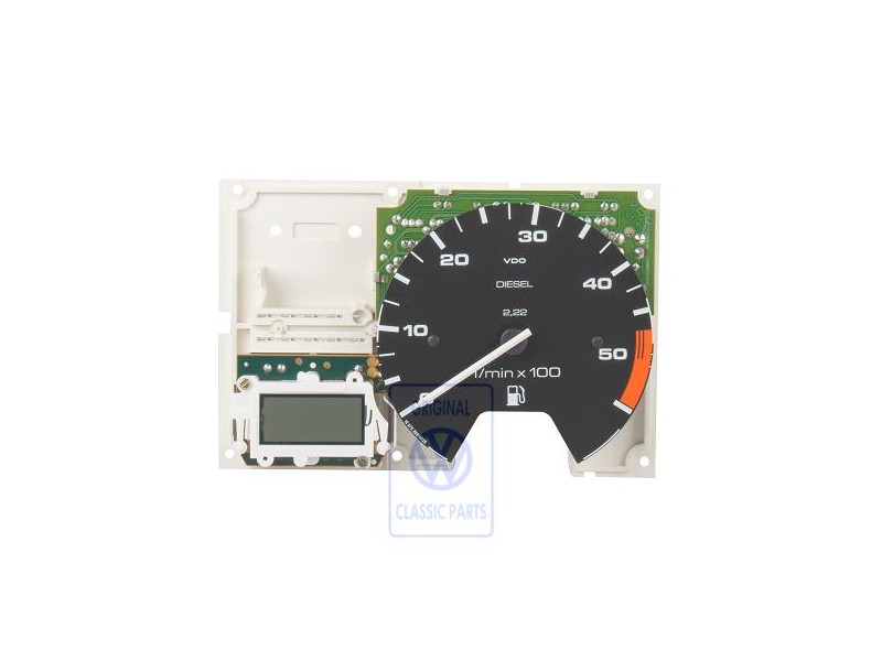 Genuine VW Rev.Counter With Digital Clock And Electr.Control Unit - 193919253C