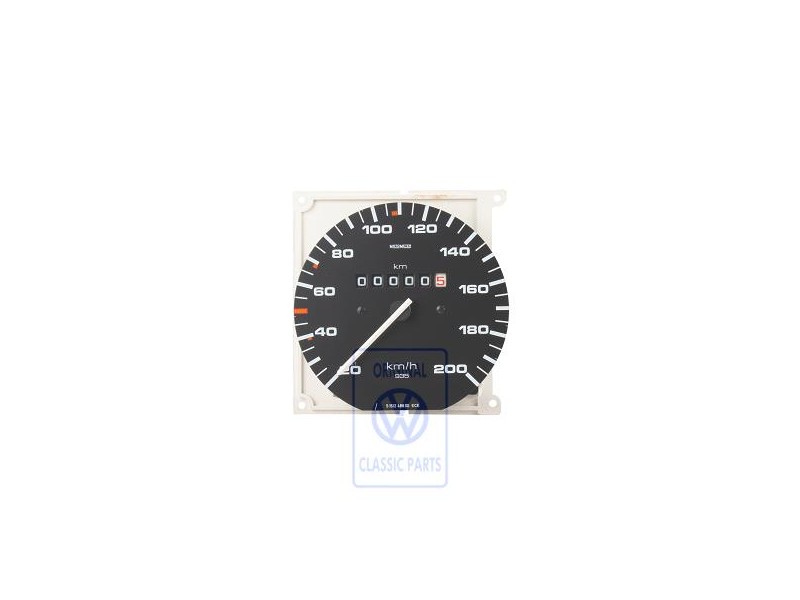 Genuine VW Speedometer Without Kilometre Trip Recorder - 193957031