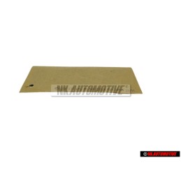 Genuine VW TDI Rear Boot Chrome Red Badge Emblem - 3B0853675ABGQF