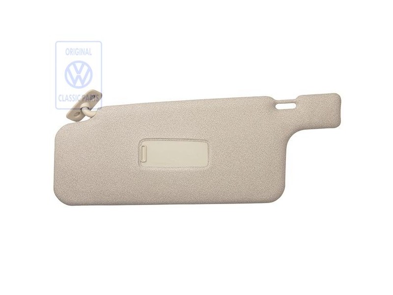 Genuine VW Sun Visor With Mirror And Cover Grey - 191857551A 8FG