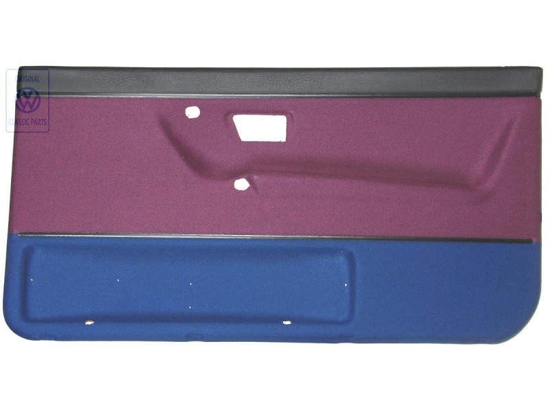 Genuine VW Door Panel Trim (Cloth) Violet Blue - 191867012CEBMQ