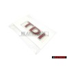 Genuine VW TDI Rear Trunk Boot Badge Emblem Red - 1J0853675ACGQF