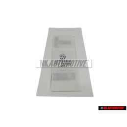 Genuine VW TDI Rear Trunk Boot Badge Emblem Red - 1J0853675ACGQF