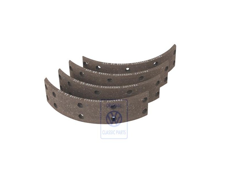 Genuine VW 1 Set: Brake Linings For Drum Brakes - 1H0698071