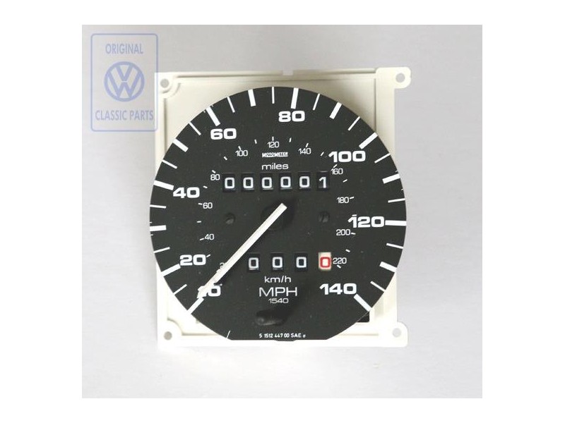Genuine VW Speedometer With Mile Trip Recorder - 193957033C