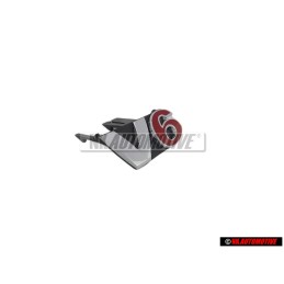 Genuine VW V6 Front Grill Badge Emblem Chrome Red - 1J5853679A GQF