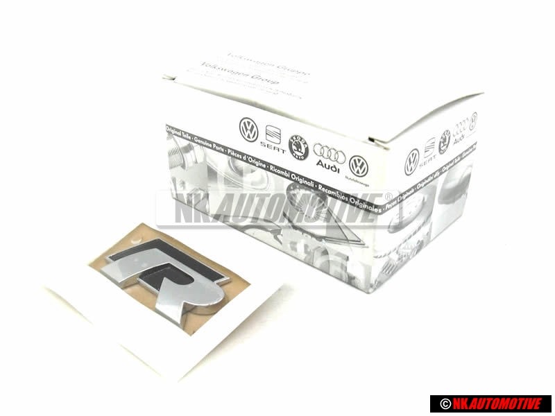 Genuine VW R Line Rear Boot Badge Emblem - 1K8853675K FOD